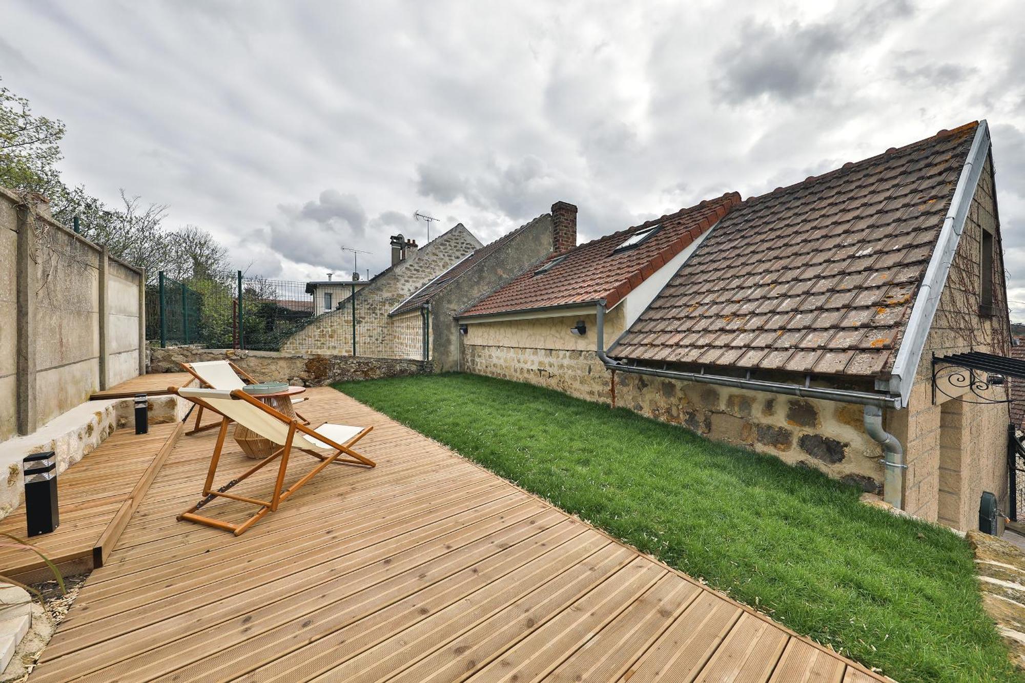 L'Estampe Villa Auvers-sur-Oise Bagian luar foto